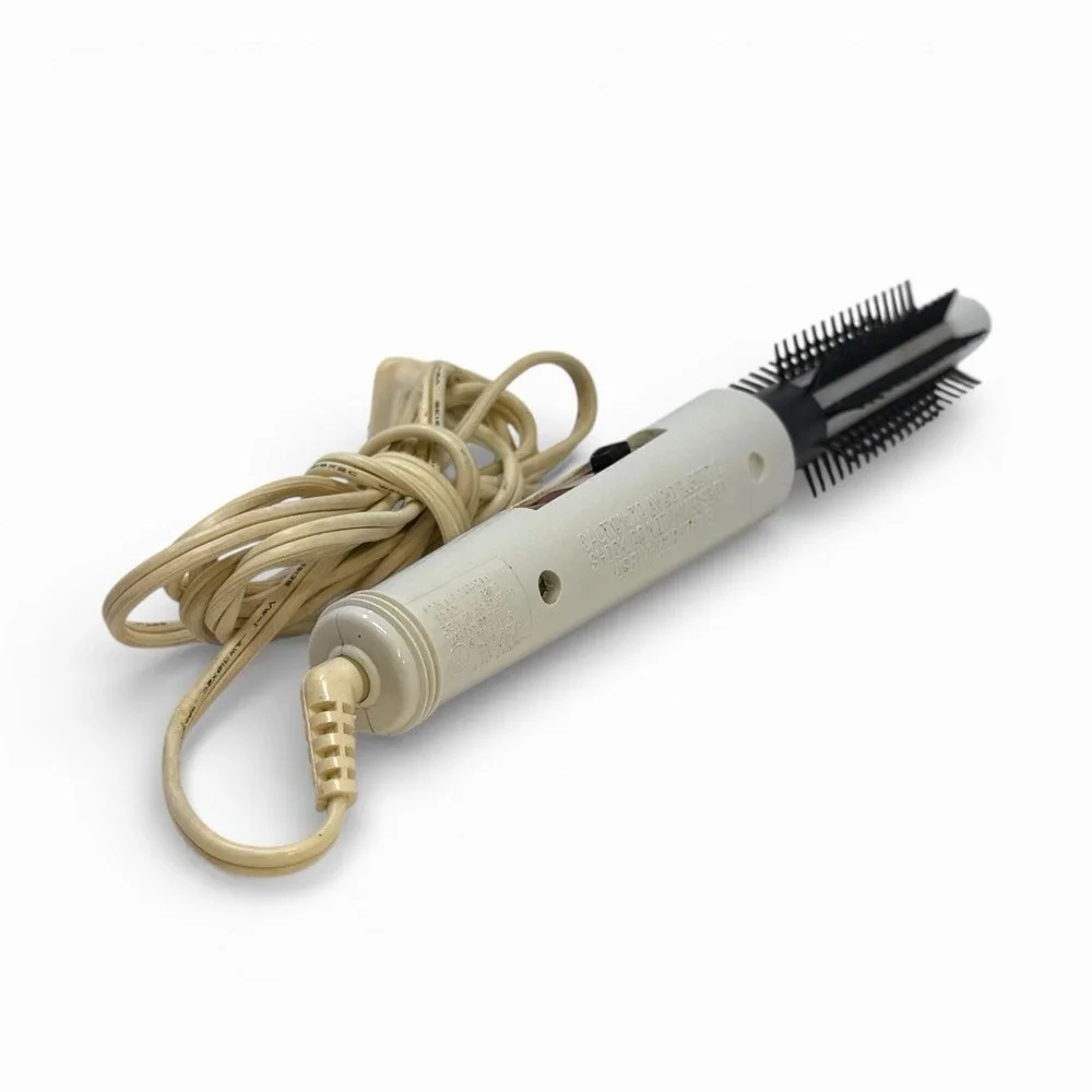 White Electric Hot Air Styling Brush for Women